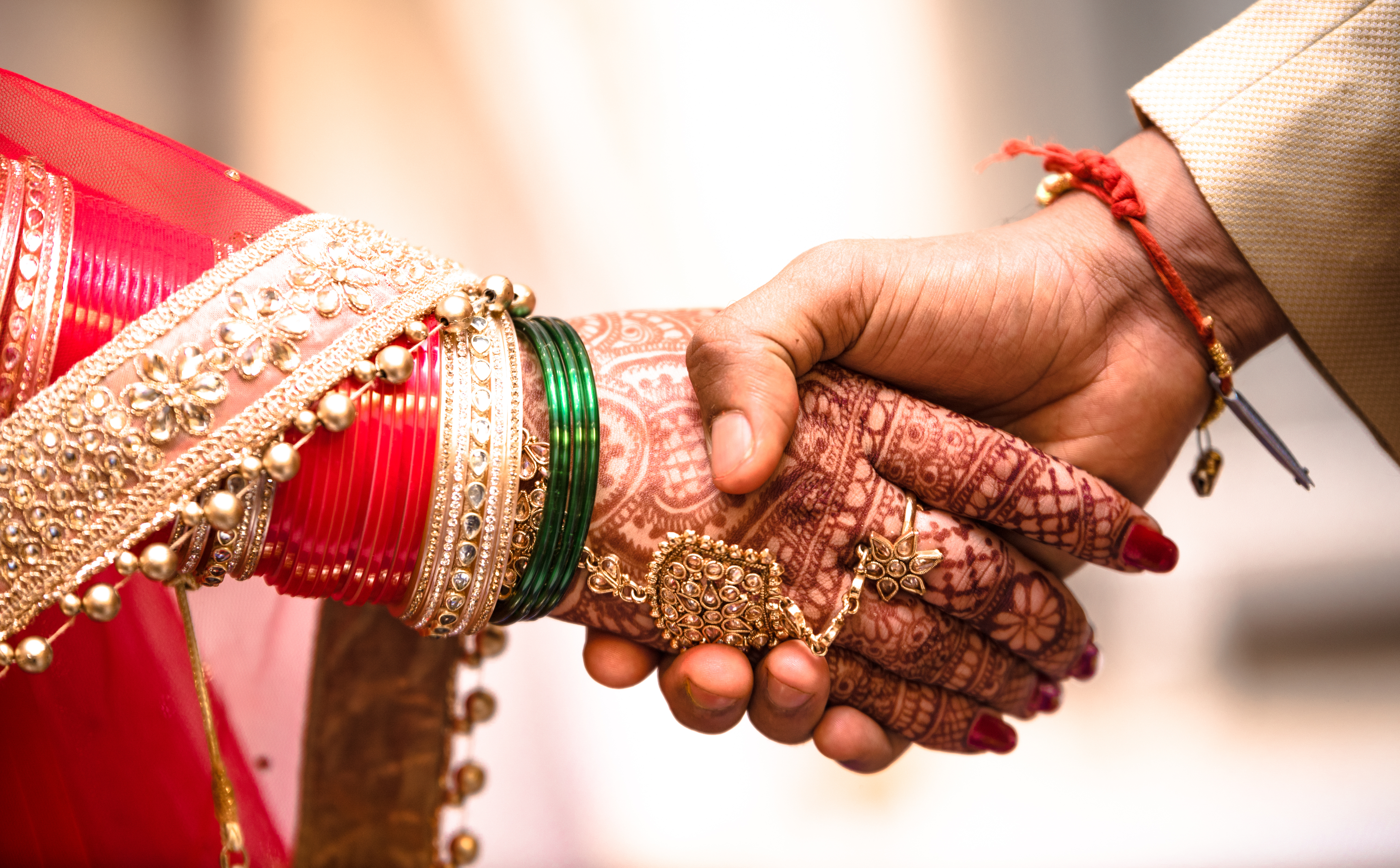 Couple holding hands, representing lasting partnership through Meri Shaadi matchmaking
